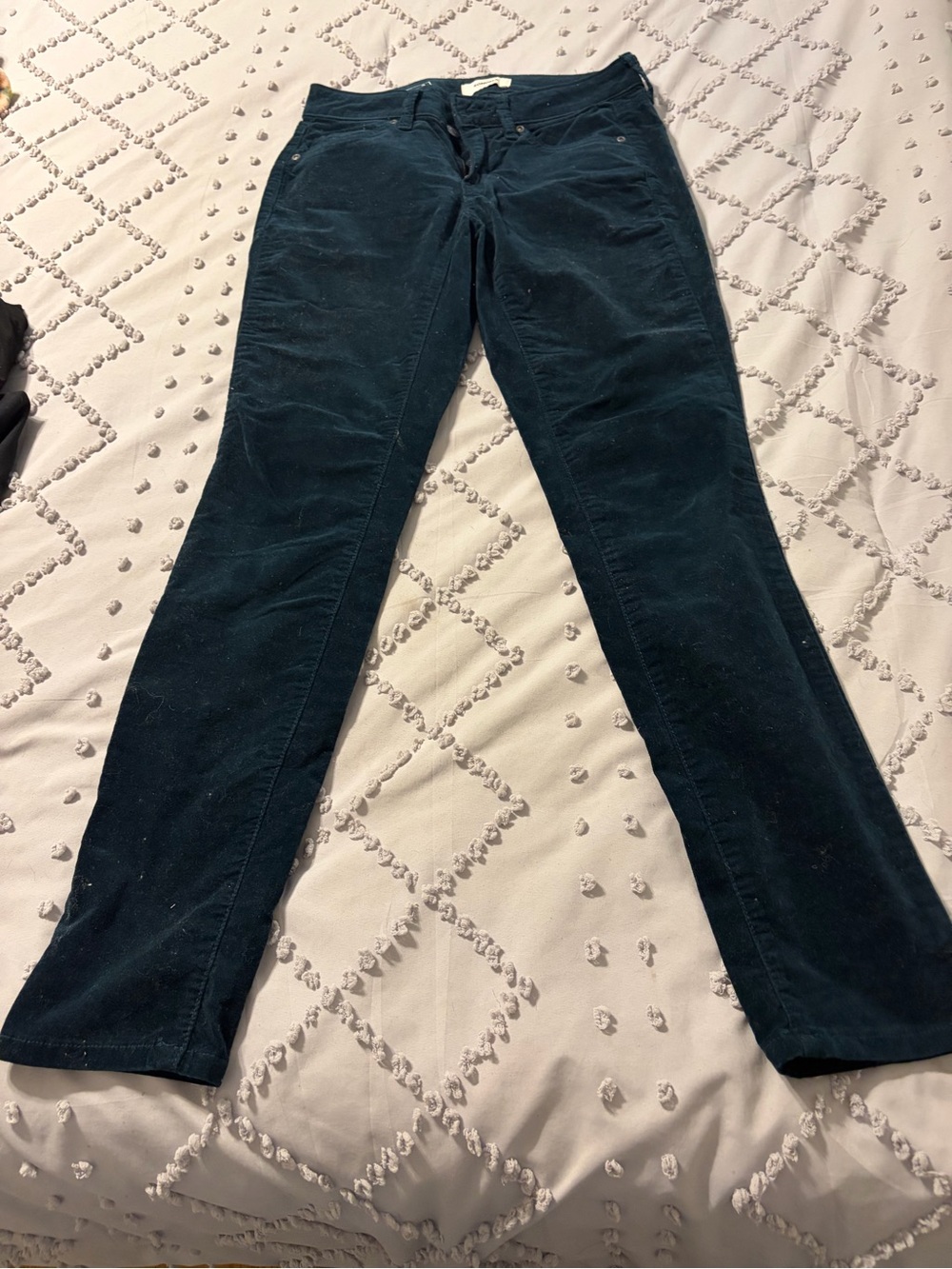 Sonoma Dark Teal Straight-Leg Corduroy Jeans